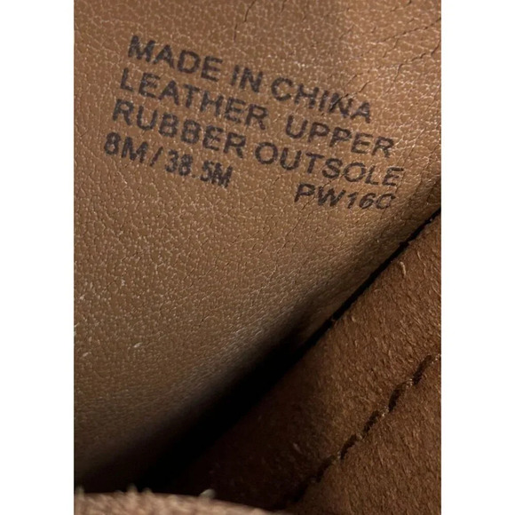 Michael Kors Womens Suede Westley Open-Toe Mule Block Heels Sandals Brown Sz 8 - Picture 9 of 9